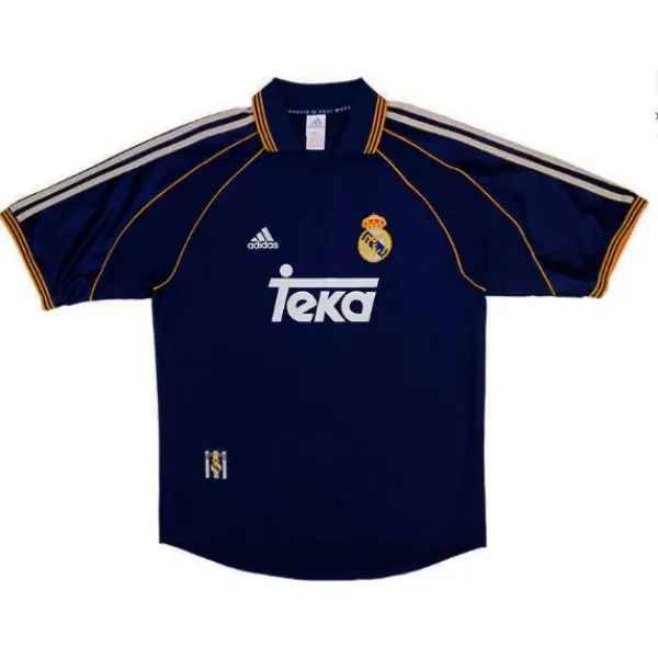 Camisa retro Adidas Real Madrid 1998 1999 II jogador 